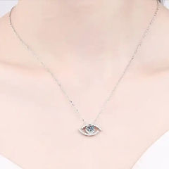 Silver Rodium Polish White and Off White color Pendant in Metal Alloy studded with Austrian diamond