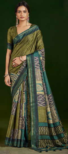 Multicolor color Saree in Art Silk fabric with Printed work