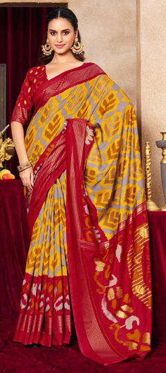 Multicolor color Saree in Art Silk fabric with Printed work