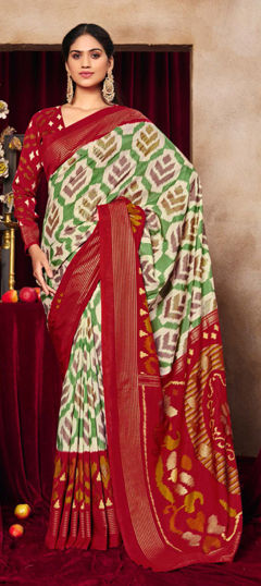 Multicolor color Saree in Art Silk fabric with Printed work