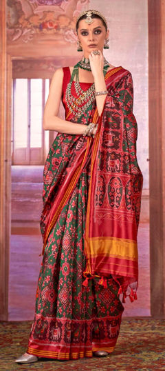 Multicolor color Saree in Art Silk fabric with Printed work