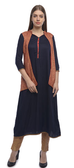 Black and Grey, Red and Maroon color Salwar Kameez in Rayon fabric with Printed work