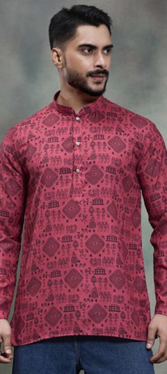 Multicolor color Kurta in Cotton fabric with Printed work