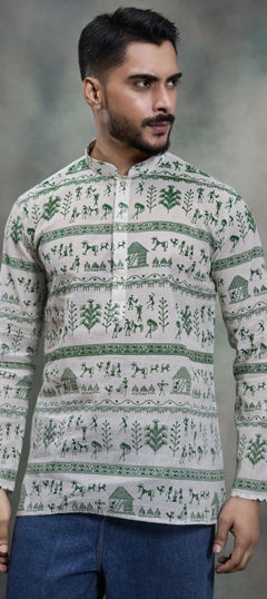 Multicolor color Kurta in Cotton fabric with Printed work