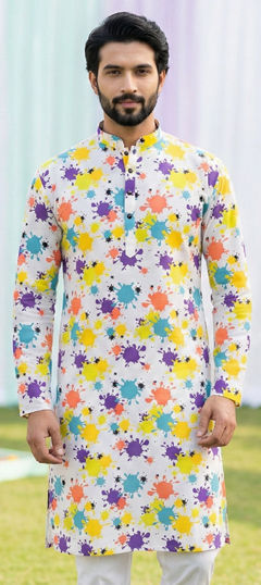 Multicolor color Kurta in Cotton fabric with Digital Print work