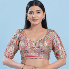 Multicolor color Blouse in Art Silk fabric with Embroidered, Sequence work