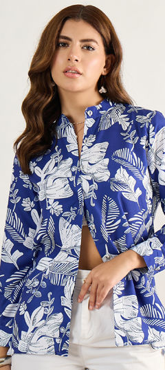 Multicolor color Tops and Shirts in Cotton fabric with Digital Print work