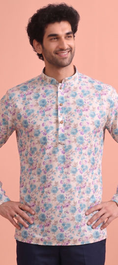Multicolor color Kurta in Cotton fabric with Digital Print work