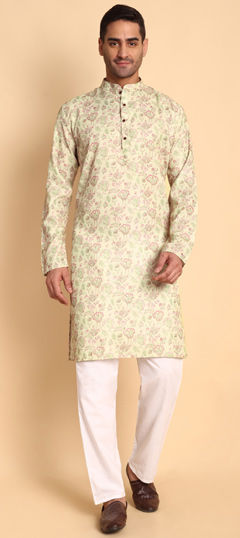 Pink and Majenta color Kurta Pyjamas in Cotton fabric with Printed work