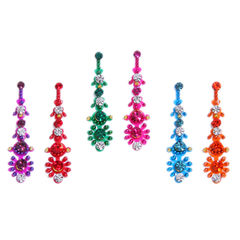 Multicolor color Bindi in Fancy Fabric fabric with Stone work