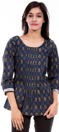 Multicolor color Kurti in Cotton fabric with Printed work