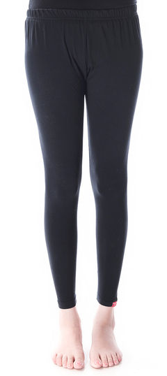 Black and Grey color Leggings in Cotton, Lycra fabric with Thread work