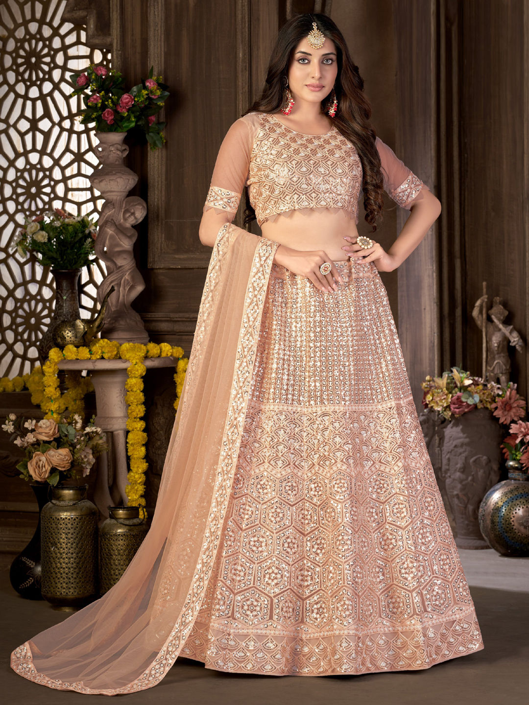 pink-lehenga