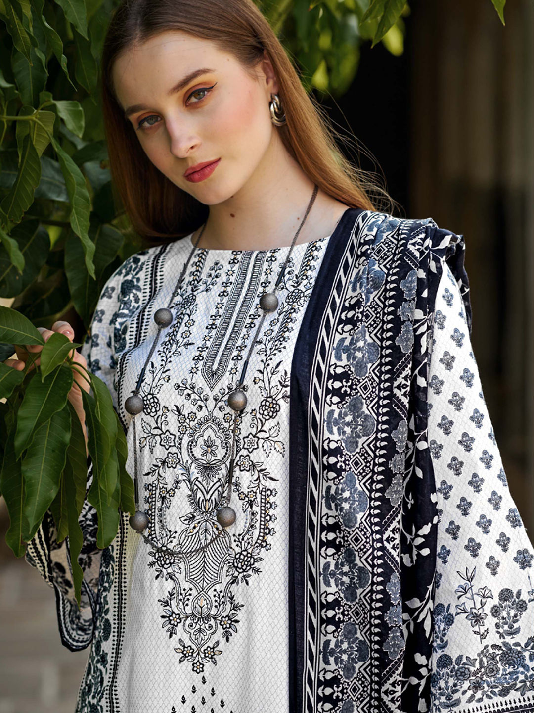 Off White Organic Cotton Salwar