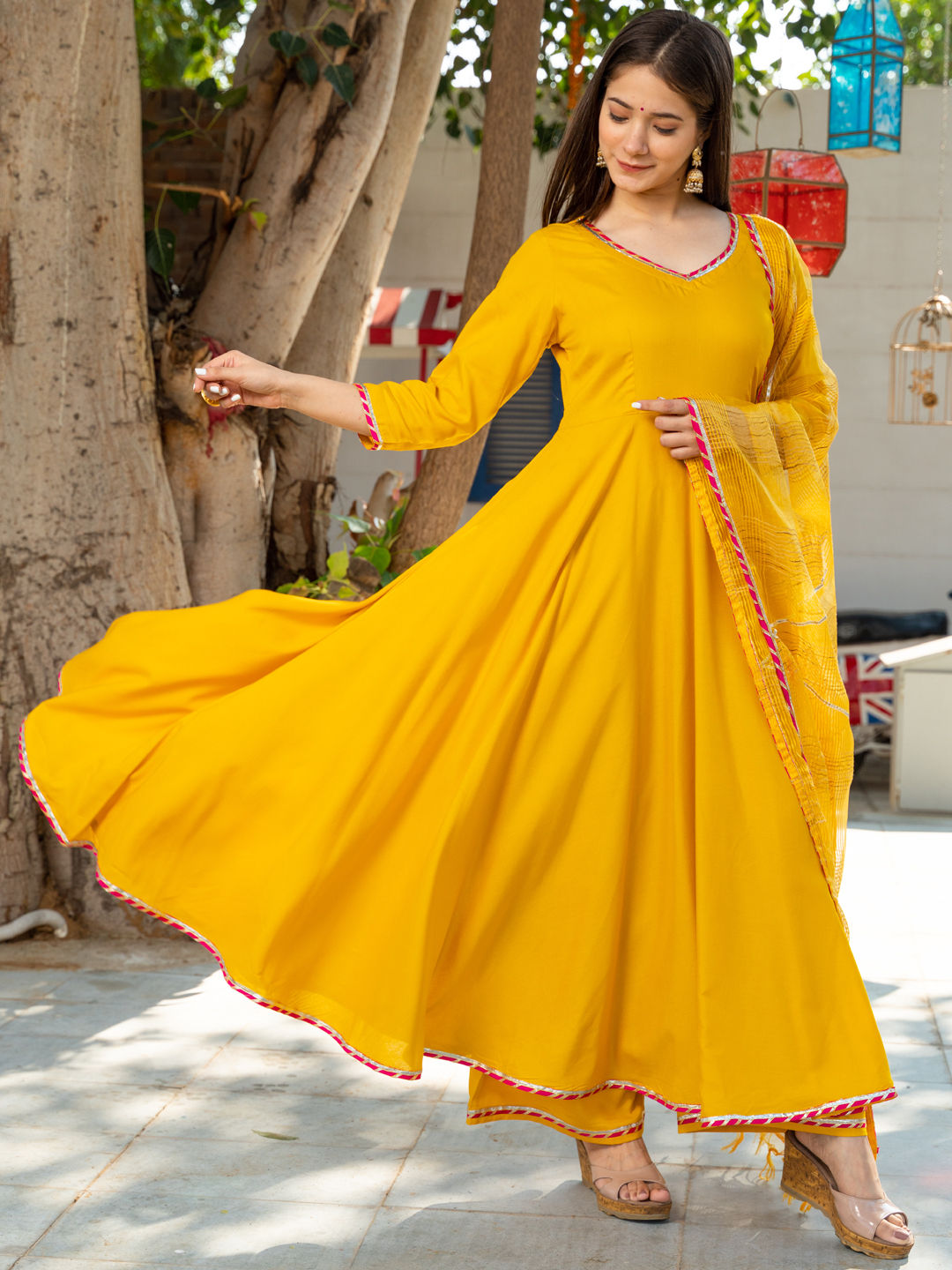 Engagement, Reception Yellow color Rayon fabric Salwar Kameez : 1958266 Engagement, Reception Yellow color Rayon fabric Salwar Kameez : 1958266