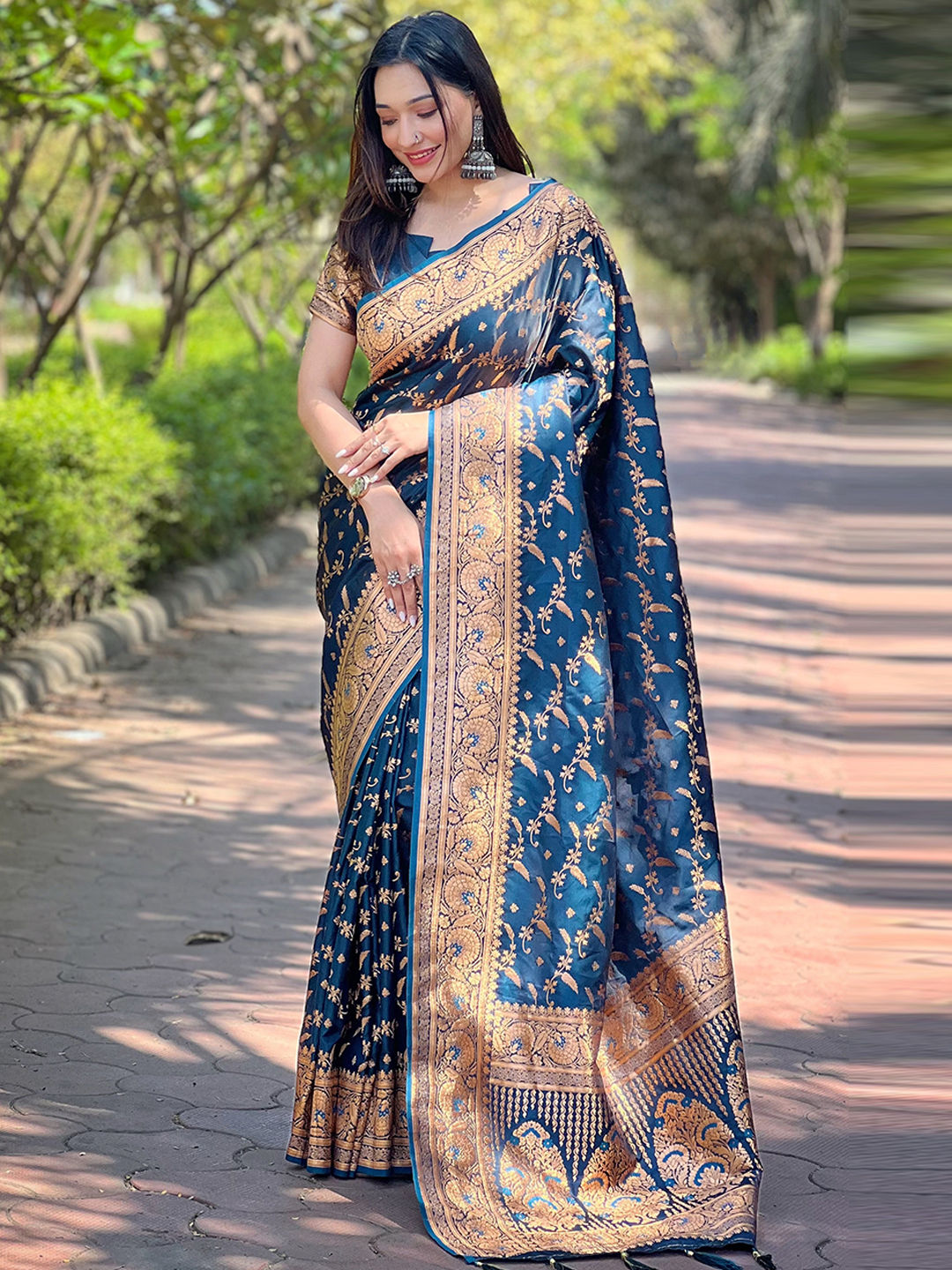 Traditional Art Silk Saree Party Wear Handloom For Women Girl Sari Wedding Saree Girl's factory Party Wear Saree with Blouse Piece Free Shipping