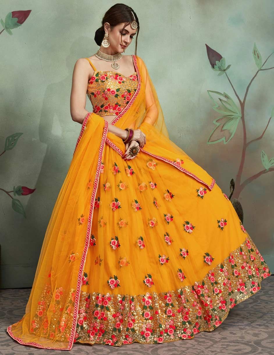 net-engagement-lehenga-in-orange-with-sequence-work