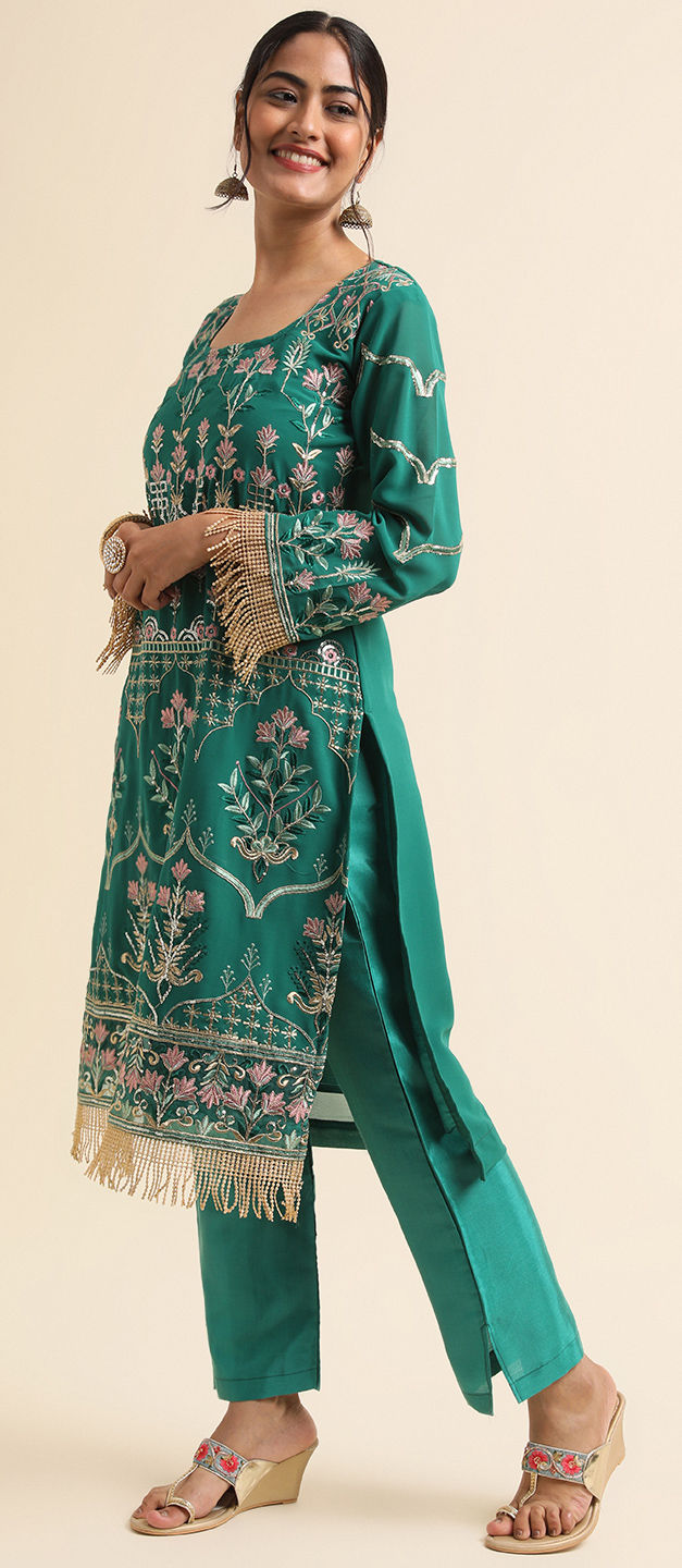 Grey tulle blouse with printed skirt ensemble by Studio 149 for sangeet/ mehendi and festive events
