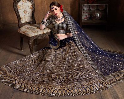 Brown Lehenga - Buy Brown Color Lehenga Choli online in India