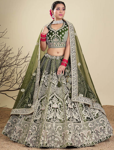 KIMAYA LEHENGA - GREEN – Studio East6