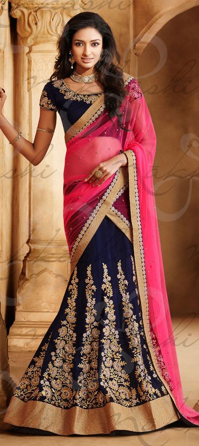 Bridal Pink Blue Velvet Lehenga Indian Ethnic Wedding Wear Lenghchristmas  Gift | eBay