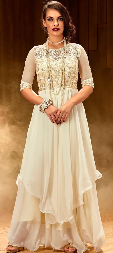 Net Ball White Wedding Gown, Size: Xxl at Rs 8000 in Madurai | ID:  22855974733