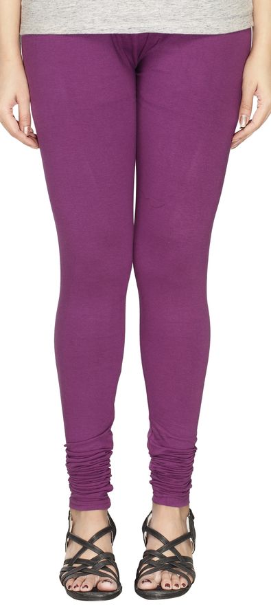 Buy Dark Purple Churidar Cotton Leggings at Amazon.in-sonthuy.vn