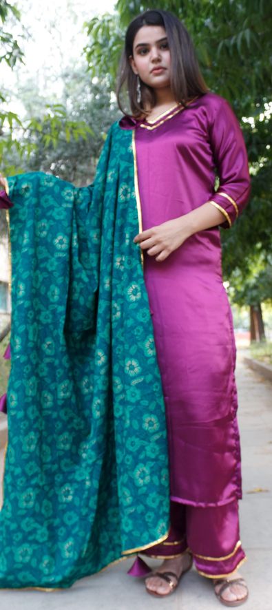 Black Silk Salwar Suit Ruffle Dupatta Custom Made Straight Kurti Indo  Western Dress Cigerette Pants Dress Material for Women Patiala Suit - Etsy