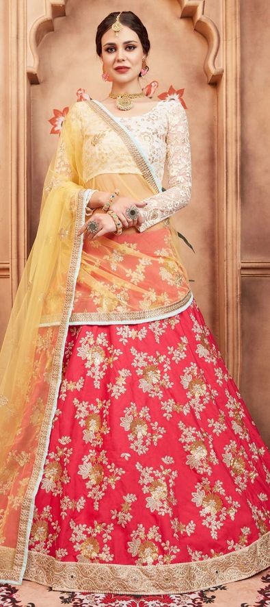 Green Lehenga : Buy Green Lehenga Choli Designs Sets Online For Women @ Low  Cost