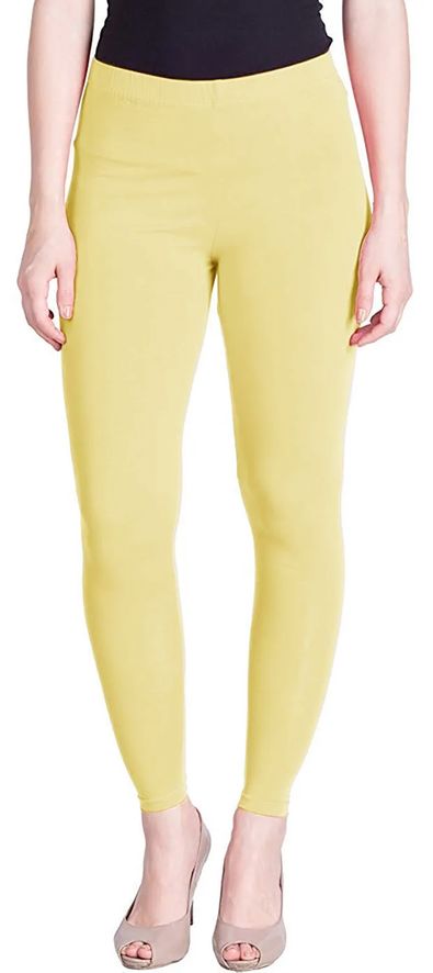 Buy online Beige Solid Cotton Legging from Capris & Leggings for Women by  V-mart for ₹270 at 10% off | 2024 Limeroad.com