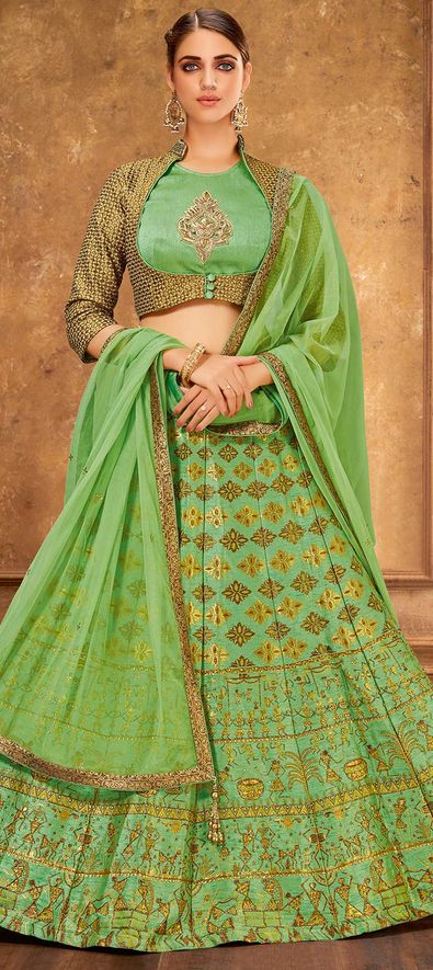 Banares Bridal Engagement Lehenga | Engagement Outfit