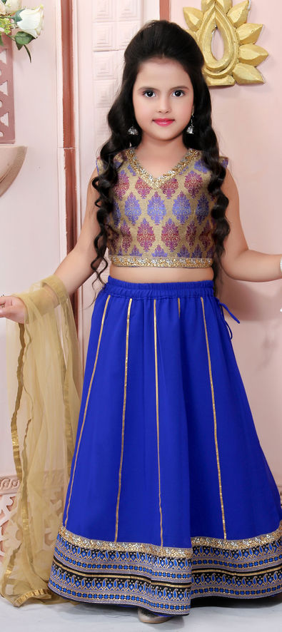Banarasi Brocade Fabric Craft Sewing Lehenga Wedding Dress By The Yard  Green | eBay