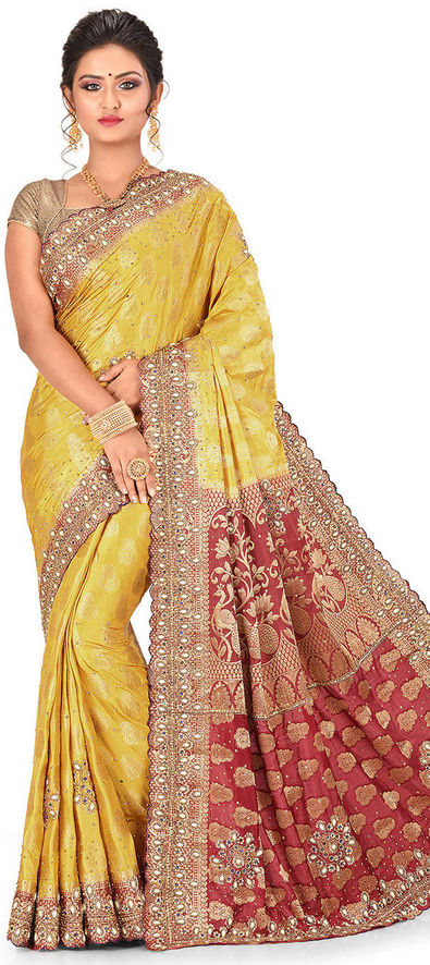 Chanderi Saree - Buy Chanderi sarees online at Best Price| Aryavart –  Thearyavart