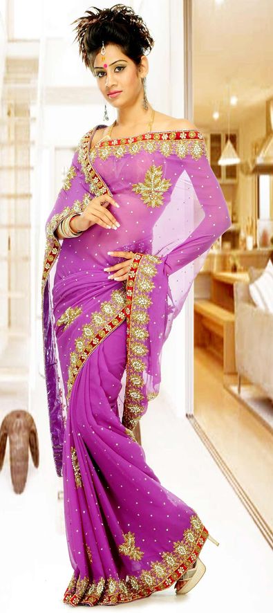 Violet 2025 bridal saree