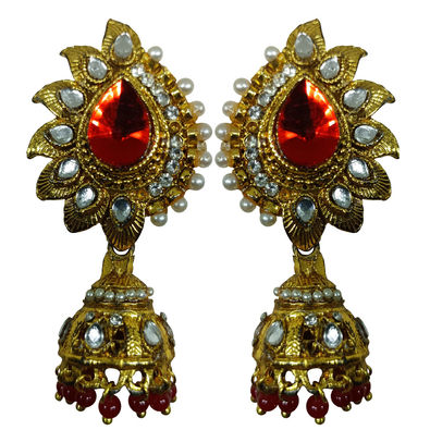 BEYZA EARRINGS MAROON – Basics by A Gold Story