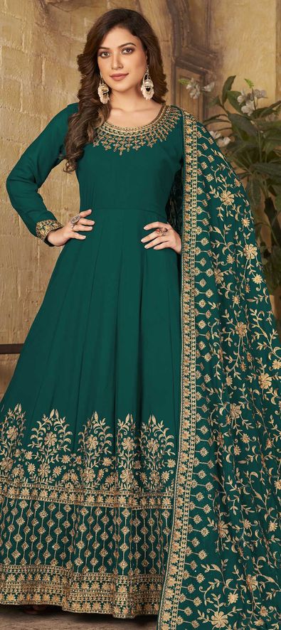 Buy Designer Dark Green Brocade Silk Punjabi Suit Salwar Kameez Silk  Patiala Shalwar Suit Made to Measure Suit for Womens Punjabi Wedding Suits  Online in India - Etsy
