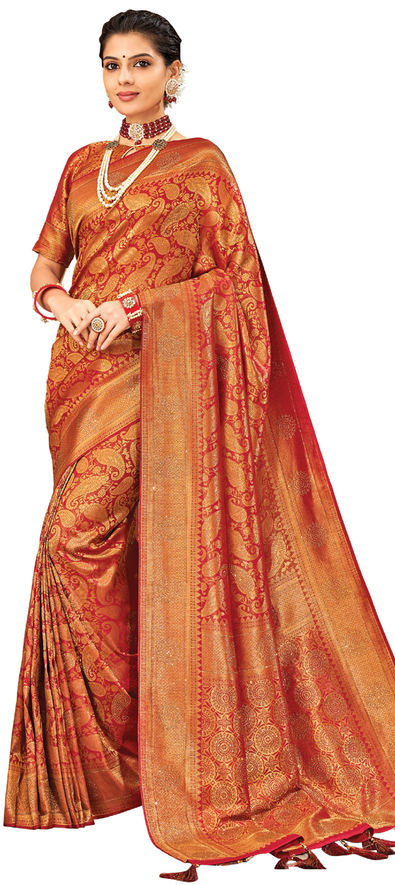 BROCADE PATTU SILK SAREE