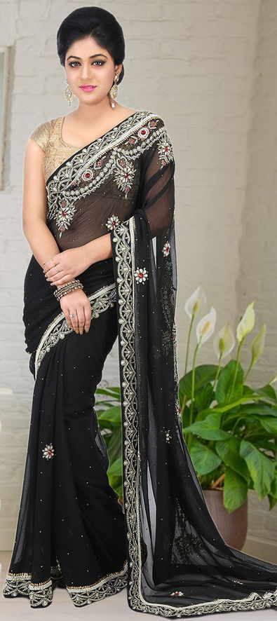 Grey Saree - Buy Grey Colour Saree Online Now