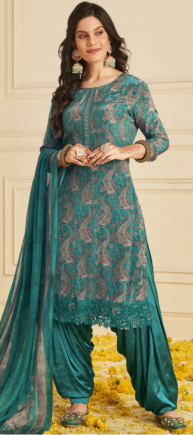 Silk party hotsell wear salwar suit