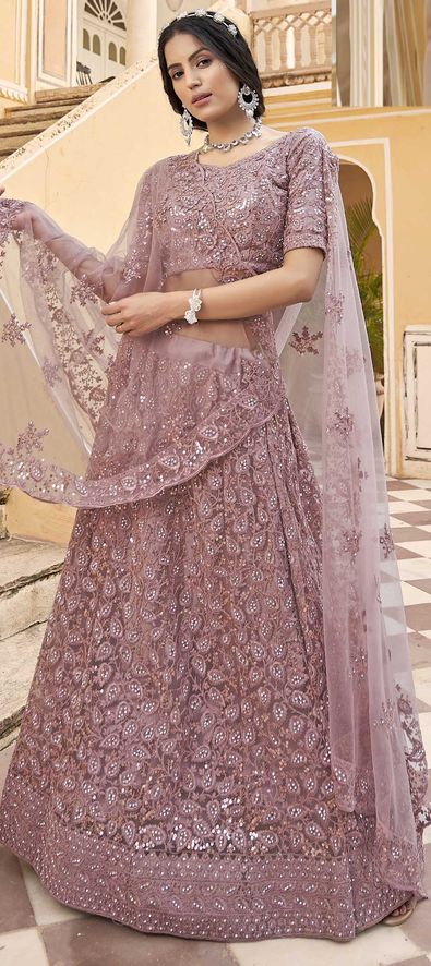 Buy Light Pink Lehenga Choli Online At Zeel Clothing.
