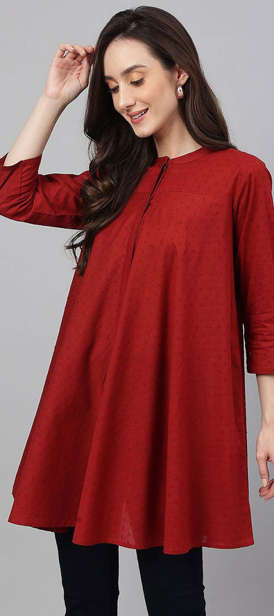 Women Feel Beautiful in Red: 10 Unique, Bold and Striking Red Kurti Designs  Every Woman Should