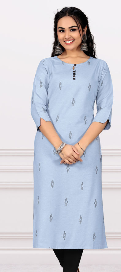 grey #colourful #cotton #embroidered #kurti | grey colour kurti |  embroidered kurti | fancy wear | fu… | Long kurti designs, Kurti  collection, Cotton kurti designs