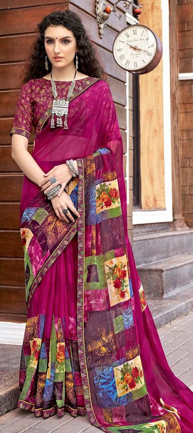 Buy Purple Zari Weaved Viscose Marriage Wear Saree With Blouse From Ethnic  Plus