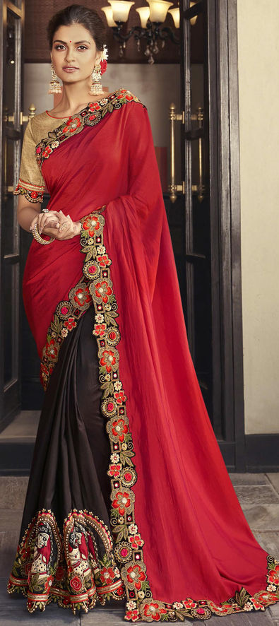 Best & Latest Reception Sarees for Bride: Designer, Silk, Fancy, Heavy &  More!