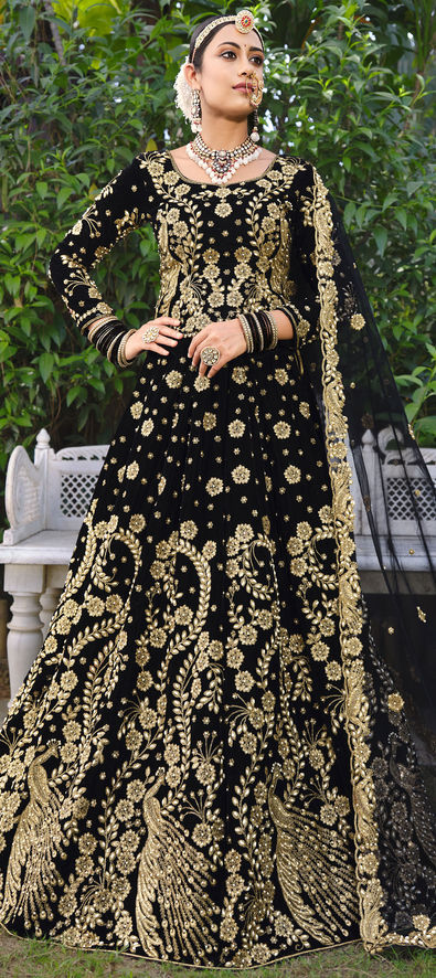 Code 2417 By Anjani Art Designer Velvet Wedding Lehenga Choli Collection  Anjali Art Wholesale Lehenga choli Catalog