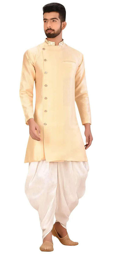 Cream colour pathani discount suit