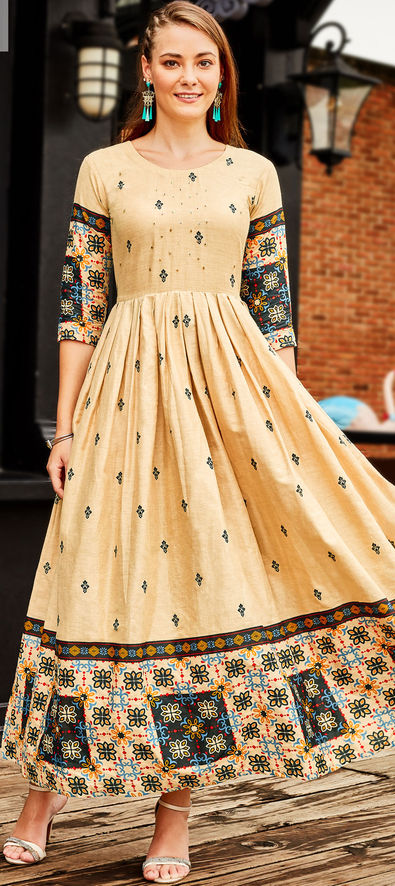 Cotton party wear best sale kurti