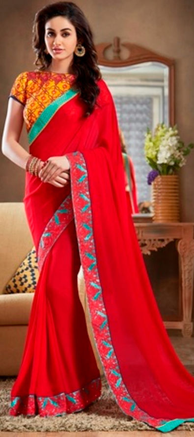 Red Sequence Ready to Wear Saree, Saree for USA Women, Black Saree, Party  Wear Saree, Wedding Wear Saree, Saree Blouse. Ready to Wear Sari - Etsy