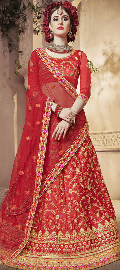 Buy Latest Designer Lehenga For Reception Online Shopping At Best Price |  Samyakk