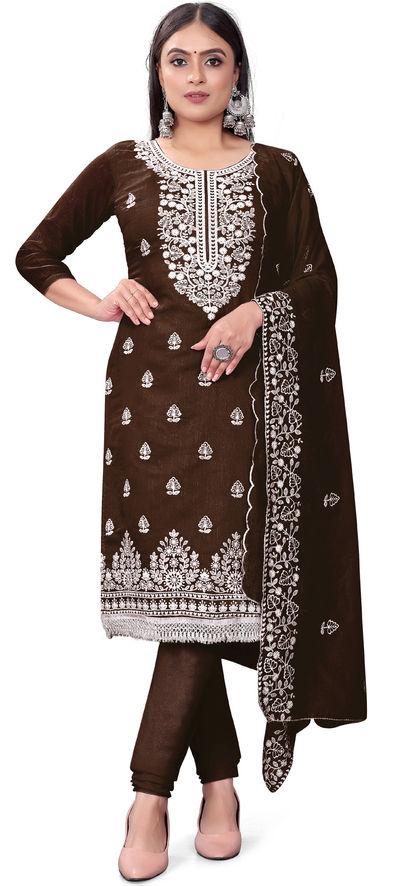 Brown Colour Ditsa Colors Wedding Salwar Suits Catalog Ditsaa 117 C - The  Ethnic World